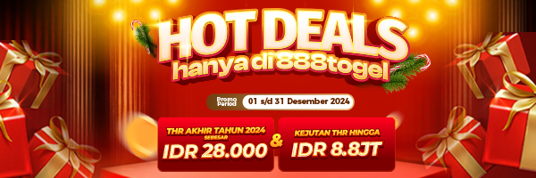 888Togel Promo Special THR Akhir Tahun 2024 Sebesar IDR 28.000 & Kejutan THR hingga IDR 8.8JT